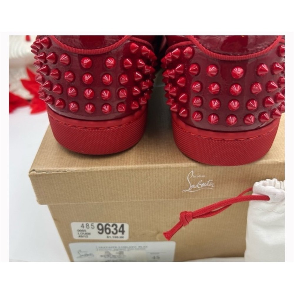 Christian Louboutin SEAVASTE orlato flat sneakers size 46 made in Italy - Picture 5 of 6